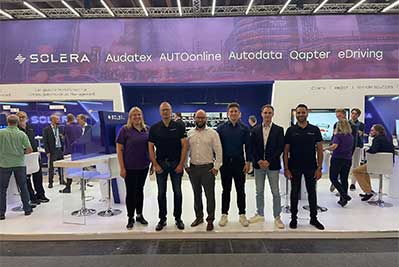 Ein paar unserer Team-Mitglieder mit Audatex auf der Automechanika