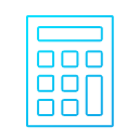 Kalkulations-Taschenrechner Icon