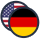 Deutsch & Englisch Flaggen